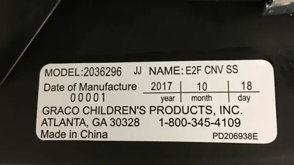 Purchase Graco Argos 70 Expiration, Where To Find Expiration Date On Car Seat